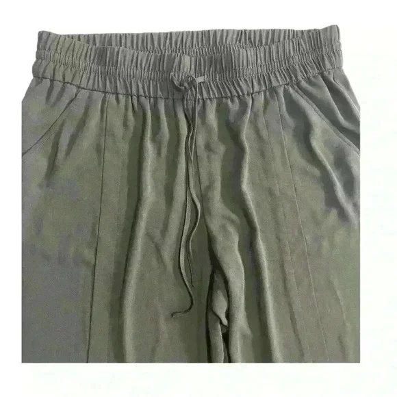 Andeawy Black Tie in Front Casual Pants Size XXL Open in Front - Picture 2 of 9